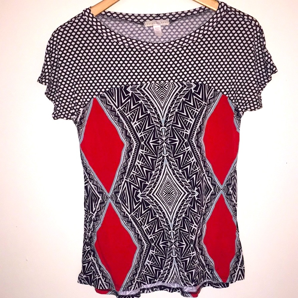 2/$12 • Anthropologie Weston Wear Tribal Print Tee